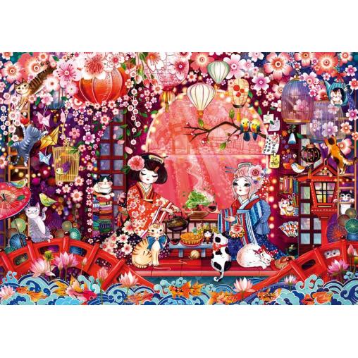 Puzzle Schmidt Ceremonia Del Té Japonesa de 500 Piezas