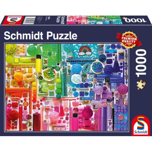 Puzzle Schmidt Colores del Arco Iris de 1000 Piezas