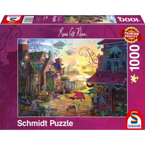 Puzzle Schmidt Correo de Dragón de 1000 Piezas