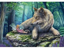 Puzzle Schmidt El Lobo Y El Hada de 500 Piezas