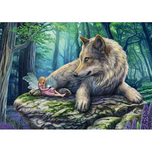 Puzzle Schmidt El Lobo Y El Hada de 500 Piezas