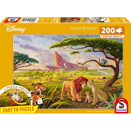 Puzzle Schmidt El Rey León, Recuerda Quién Eres XXL de 200 Pzs