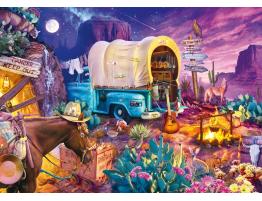 Puzzle Schmidt Encantador Campamento Del Viejo Oeste 1000 Pzs