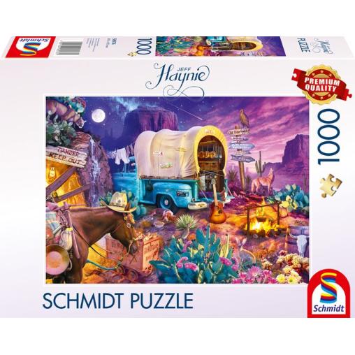 Puzzle Schmidt Encantador Campamento Del Viejo Oeste 1000 Pzs