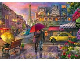 Puzzle Schmidt Encanto Parisino Bajo La Lluvia de 500 Piezas