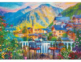 Puzzle Schmidt Hallstatt Pintoresco de 1000 Piezas