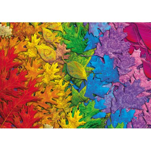 Puzzle Schmidt Hojas Coloridas de 1500 Piezas
