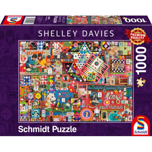 Puzzle Schmidt Juegos de Mesa Vintage de 1000 Piezas
