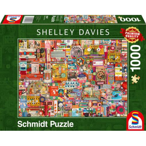 Puzzle Schmidt Mercería Vintage de 1000 Piezas