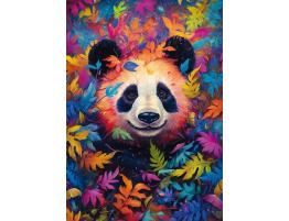 Puzzle Schmidt Panda En Un Bosque De Colores Arco Iris 1000 Piez