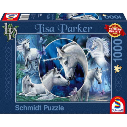 Puzzle Schmidt Unicornios Encantadores de 1000 Piezas