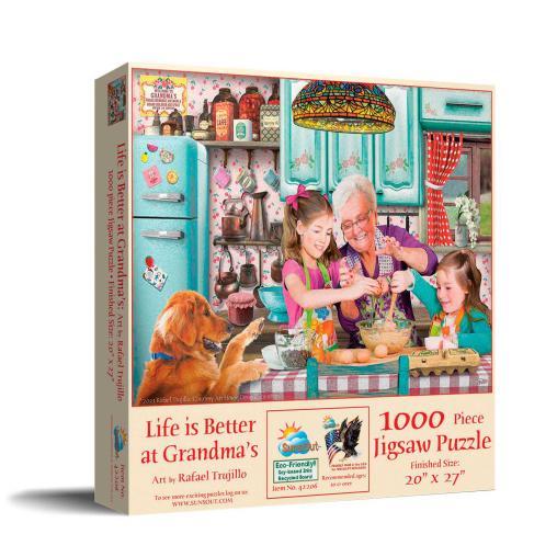 Puzzle SunsOut Cocinando con la Abuela de 1000 Piezas
