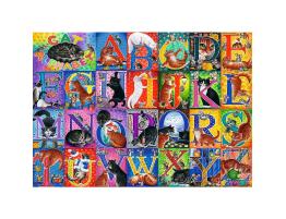Puzzle Trefl Alfabeto Felino de 500 Piezas