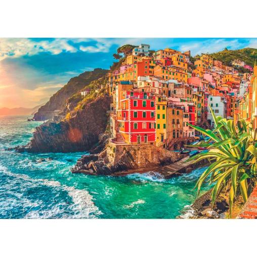 Puzzle Trefl Ciudad de Riomaggiore, Italia 1000 Piezas