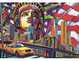 Puzzle Trefl Colores de Nueva York de 1000 Piezas
