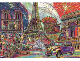 Puzzle Trefl Colores de París de 1000 Piezas
