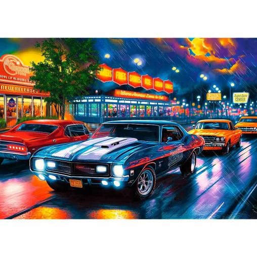 Puzzle Trefl Conducción Nocturna 1000 Piezas