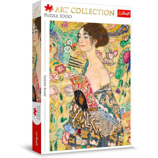 Puzzle Trefl Dama con Abanico 1000 Piezas