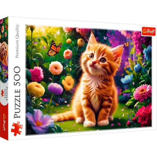 Puzzle Trefl Gatito Adorable de 500 Piezas