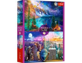 Puzzle Trefl Gira Americana de 2x500 Piezas