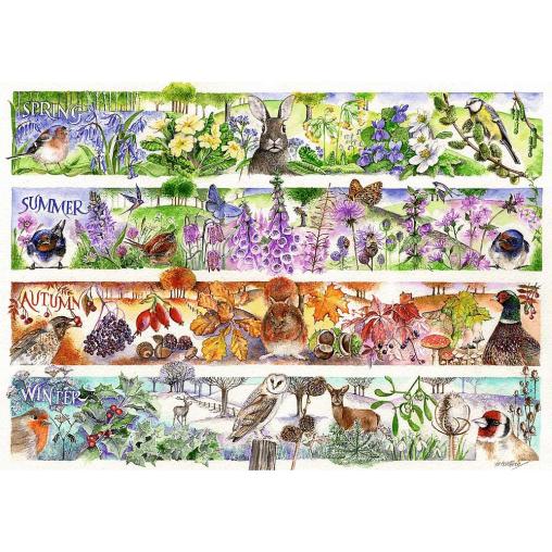 Puzzle Trefl Las Cuatro Estaciones de 1000 Piezas