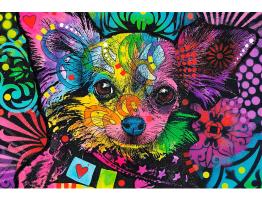 Puzzle Trefl Madera Cachorro Colorido de 500 Piezas