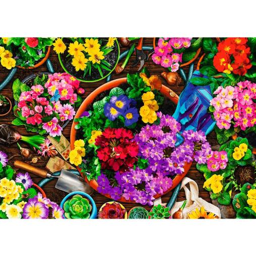 Puzzle Trefl Trabajando en el Jardín de 2x500 Piezas