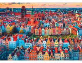 Puzzle Trefl Vista de Gdansk, Polonia de 1000 Piezas