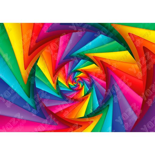 Puzzle Yazz Arcoiris Complicado de 1000 Piezas