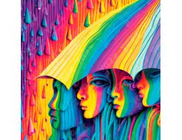 Puzzle Yazz Arcoíris de 1023 Piezas