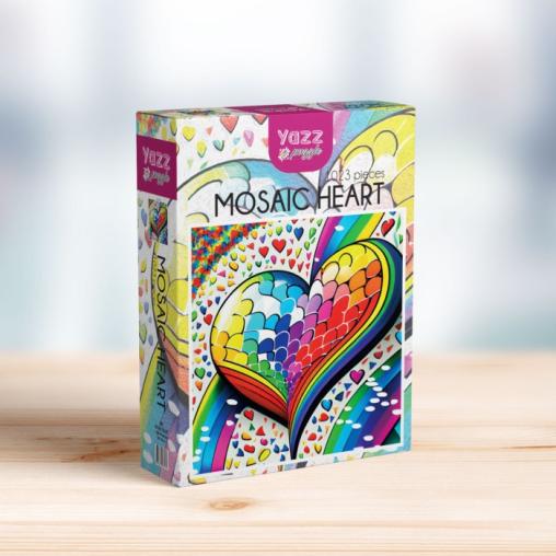 Puzzle Yazz Corazón Mosaico de 1023 Piezas