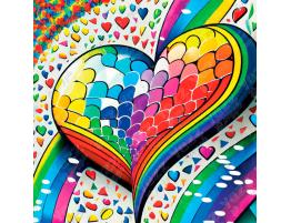 Puzzle Yazz Corazón Mosaico de 1023 Piezas