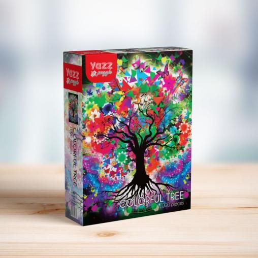 Puzzle Yazz Árbol Colorido de 1000 Piezas