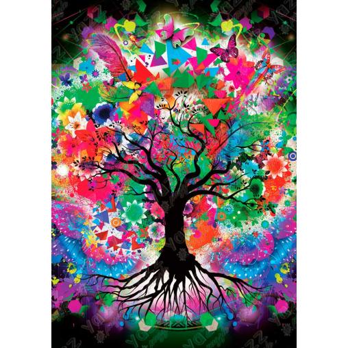 Puzzle Yazz Árbol Colorido de 1000 Piezas